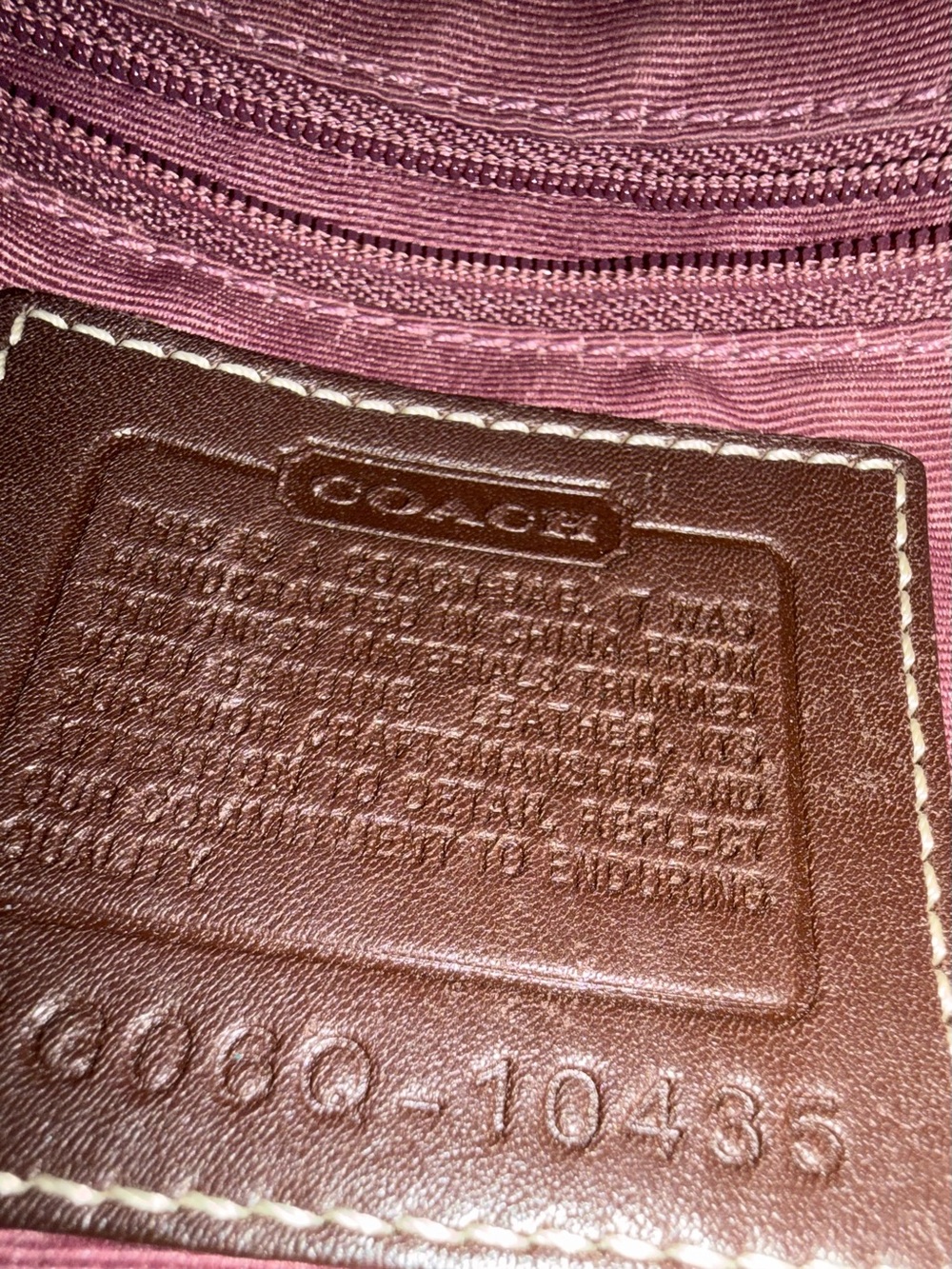 "Vintage Y2K Coach Limited Edition Holiday Patchwork Crossbody Bag 10435" - Picture 4 of 7